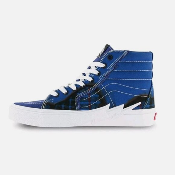 VANS Sk8-Hi BOLT Big Reveal Shoes CLASSIC NAVY Sz US 11.5 Men/ 13 Women - Picture 2 of 7